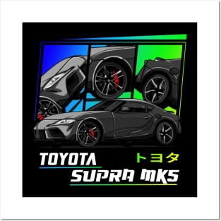 Toyota GR Supra, Supra MK5, JDM Car a90 Posters and Art